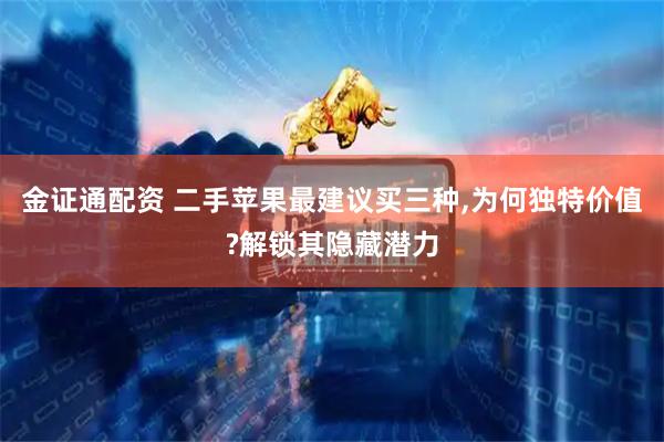 金证通配资 二手苹果最建议买三种,为何独特价值?解锁其隐藏潜力